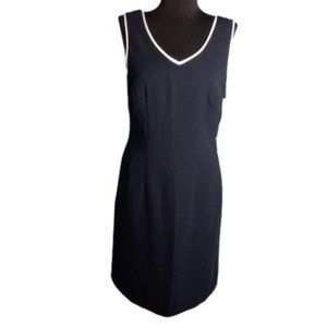 CDC 6 Dress Sleeveless Navy Blue White Trim NEW for Rampage